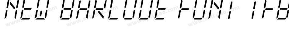 New Barcode Font TFB字体转换